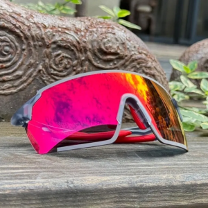 黑框紅腳鏡面紅 1