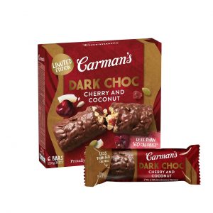 黑櫻桃椰子可可穀物棒